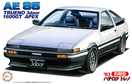 FUJ04642 Fujimi 1/24 Toyota AE86 Trueno "Early type" '83 (ID-52) Plastic Model Kit [04642] Fujimi