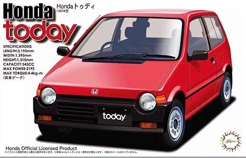 Fujimi 1/24 HONDA TODAY G [ID-12] Plastic Model Kit