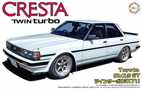 FUJ04724 Fujimi 1/24 Toyota Cresta GT Twin Turbo (GX71) (ID-41) Plastic Model Kit