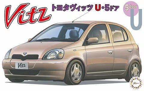 FUJ04738 Fujimi 1/24 Toyota Vitz 5doors type U (ID-23) Plastic Model Kit