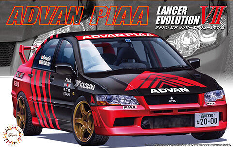 Fujimi 1/24 Advan-Piaa Mitsubishi Lancer Evolution VII [ID-307] Plastic Model Kit