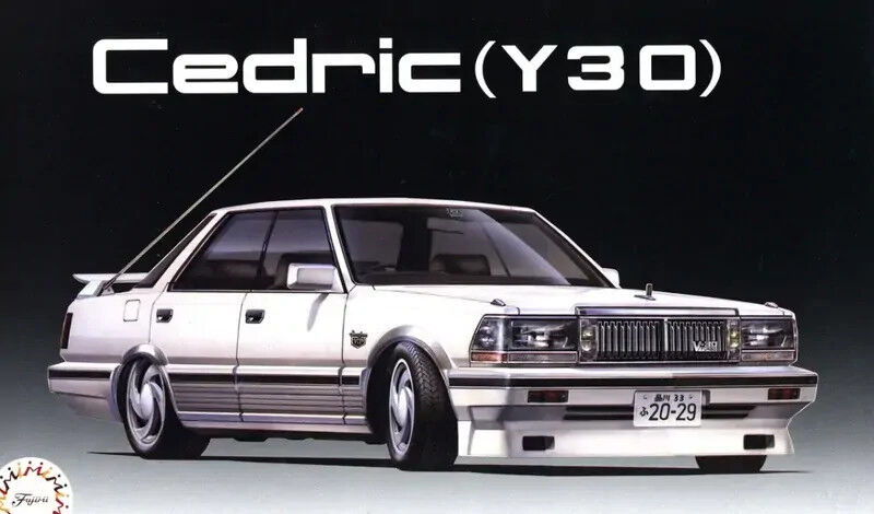 Fujimi 1/24 NISSAN CEDRIC 4 door Hardtop (Y30) (High Society Car Version) [HC-8] Plastic Model Kit
