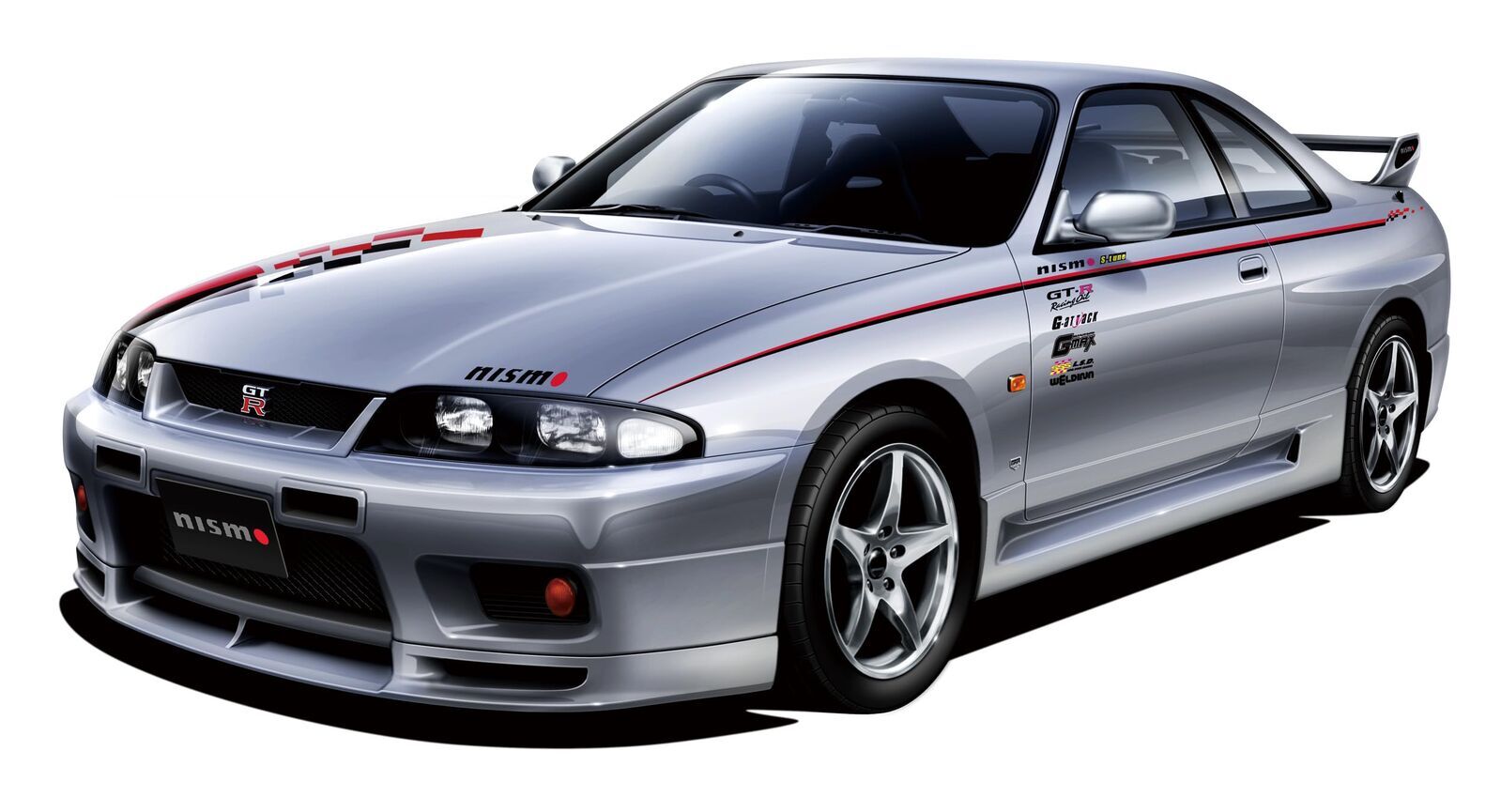Fujimi 1/24 Skyline GT-R (R33 NISMO) NISMO 40th Anniversary Assembled Case [ID-1001] Plastic Model Kit