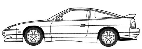 Fujimi 1/24 Nissan 180SX (RPS13) Late Type [Tohge-4] Plastic Model Kit