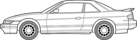 Fujimi 1/24 Nissan Silvia Q`s (S13) [Tohge-6] Plastic Model Kit
