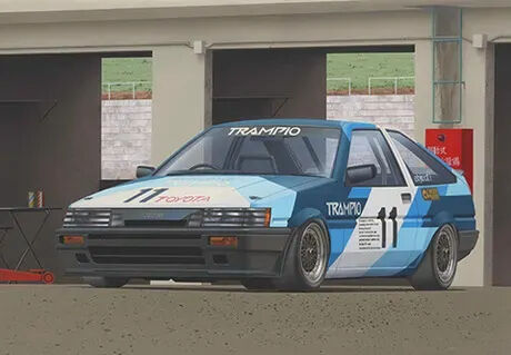 Fujimi 1/24 TRAMPIO AE86 Levin `85 [ID-332] Plastic Model Kit