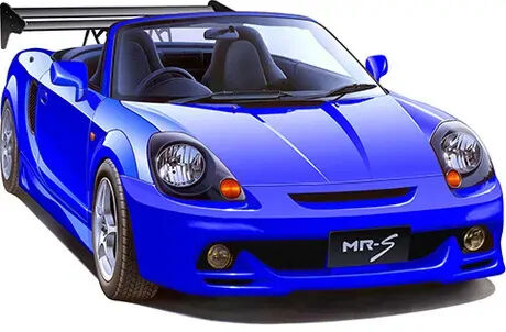 Fujimi 1/24 Toyota MR-S (w/GT W Wing) [ID-334] Plastic Model Kit