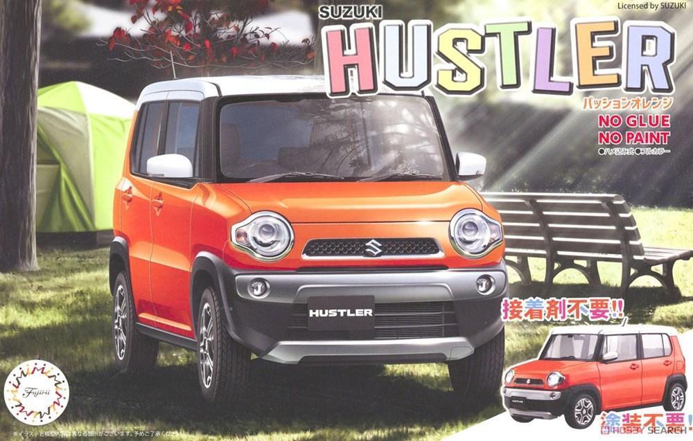 FUJ06601 Fujimi 1/24 Suzuki Hustler (Passion Orange) (C-NX-2) Plastic Model Kit Fujimi