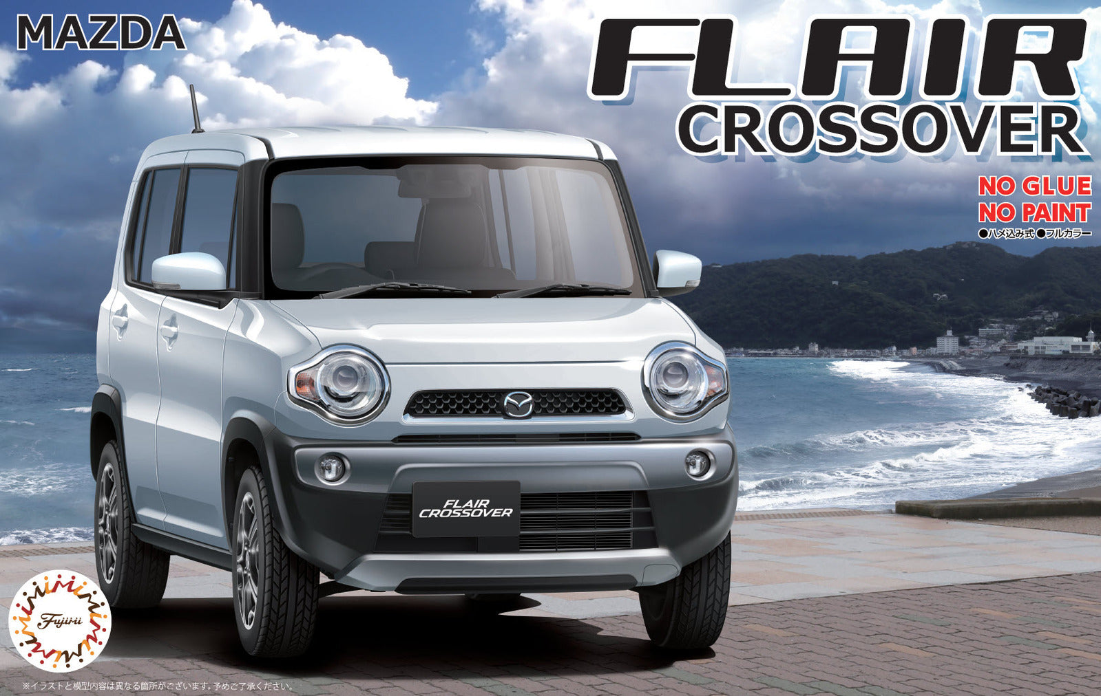 FUJ06603 Fujimi 1/24 Mazda Flair Crossover (Pure White Pearl) (C-NX-4) Plastic Model Kit [06603] Fujimi