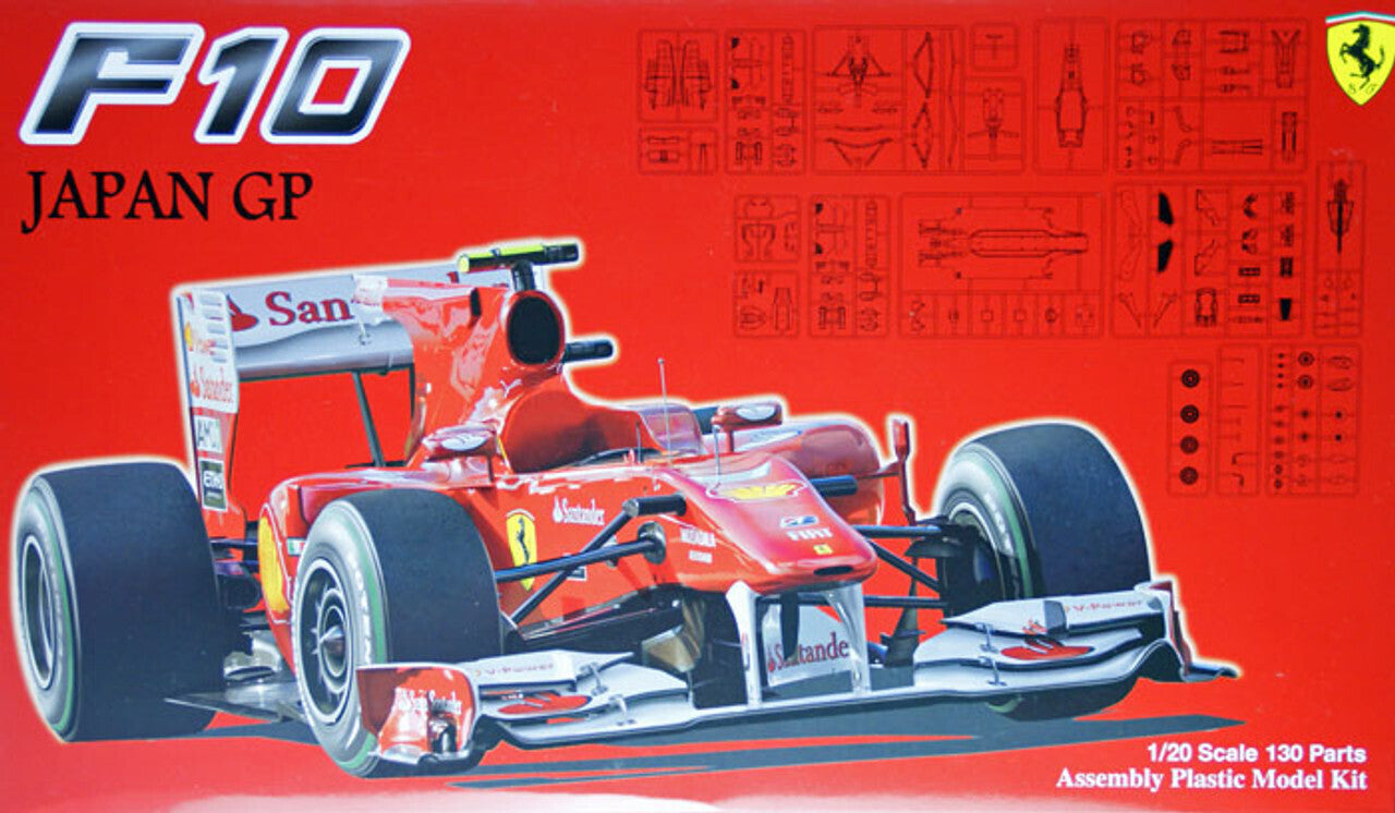 FUJ09087 Fujimi 1/20 Ferrari F10 Japan GP (GP-32) Plastic Model Kit Fujimi
