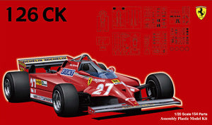 FUJ09196 Fujimi 1/20 Ferrari 126CK 1981 (GP-4) Plastic Model Kit [09196] Fujimi