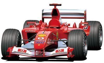 FUJ09209 Fujimi 1/20 Ferrari F2003-GA (Japan, Italy, Monaco, Spainl GP) (GP-23) Plastic Model Kit [09209]