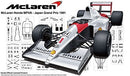 FUJ09213 Fujimi 1/20 McLaren Honda MP4/6 (Japan GP/San Marino GP/Brazil GP) (GP-25) Plastic Model Kit [09213] Fujimi