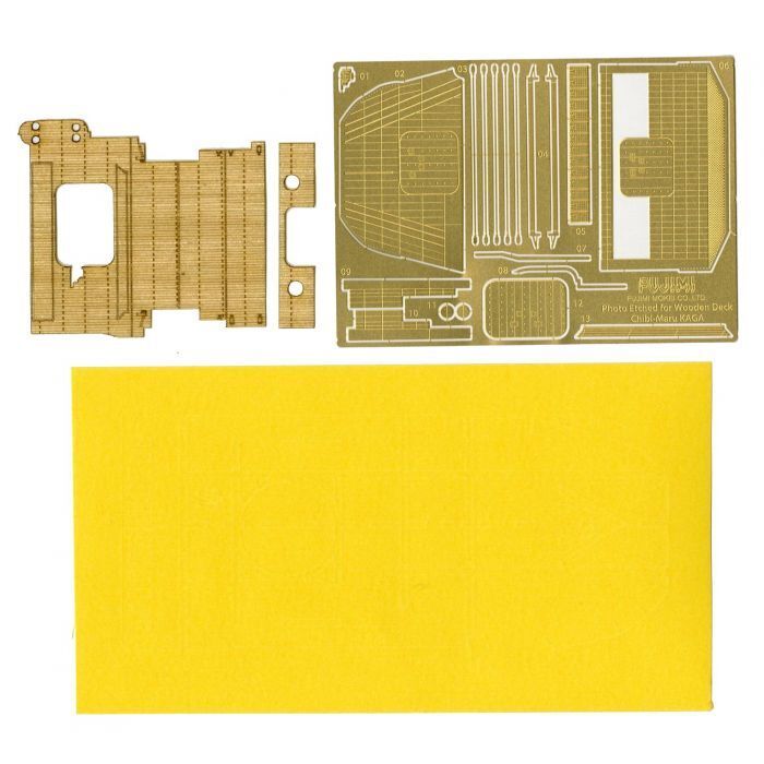 FUJ11470 Fujimi Qstyle Wood Deck Seal for Chibimaru Ship Kaga (Q G-UP No16) Plastic Model Kit Fujimi