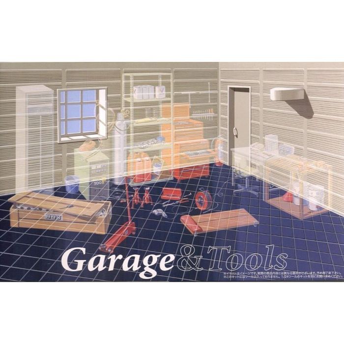 FUJ11504 Fujimi 1/24 Garage (Accessory) (GT-1) Plastic Model Kit Fujimi