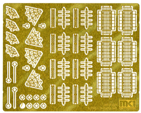 FUJ11559 Fujimi 1/700 Radar Set for Japanese Navy Ships (MS70005) Plastic Model Kit