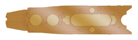 FUJ11643 Fujimi 1/700 Genuine Wood Deck Seal for IJN Battle Ship Musashi (G-up No137) Fujimi