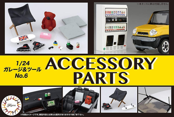 FUJ11648 Fujimi 1/24 Accessory Parts (GT-6) Plastic Model Kit