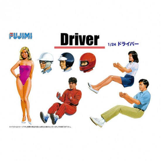 FUJ11660 Fujimi 1/24 Driver (Accessory) (GT-4) Plastic Model Kit Fujimi