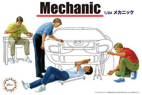 FUJ11662 Fujimi Mechanic (Accessory) (GT-3) Plastic Model Kit [11662] Fujimi