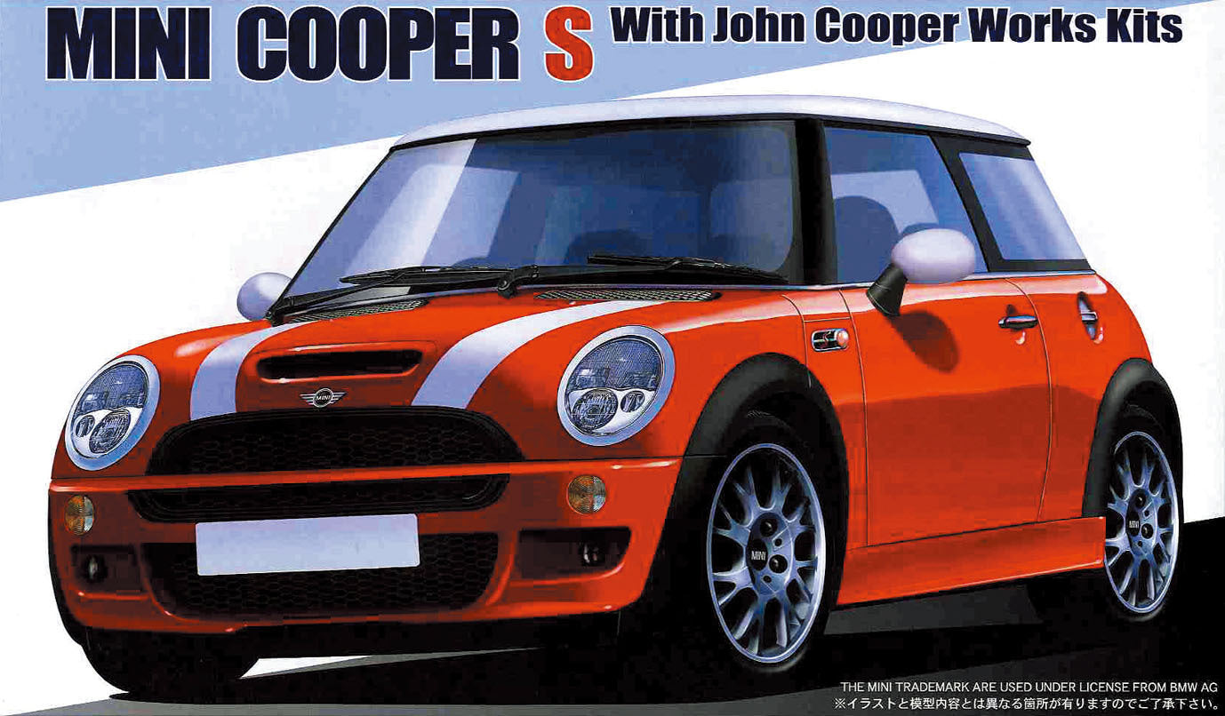 FUJ12253 Fujimi 1/24 MINI Cooper S John Cooper Works (RS-43) Plastic Model Kit [12253] Fujimi