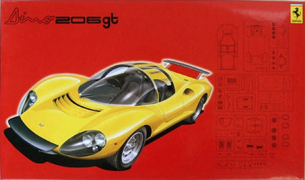 FUJ12363 Fujimi 1/24 Dino 206 (RS-76) Plastic Model Kit [12363]