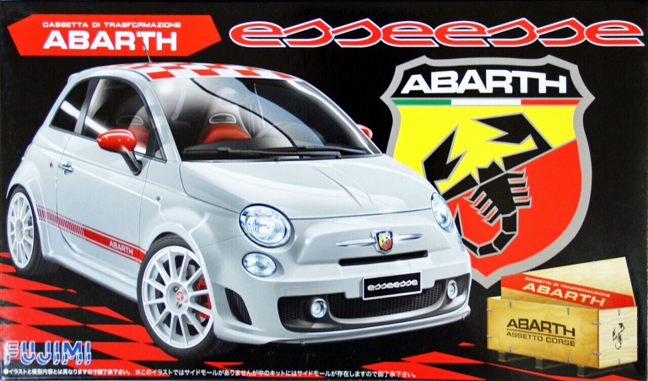 FUJ12383 Fujimi 1/24 ABARTH 500 ESSEESE (RS-82) Plastic Model Kit [12383] Fujimi