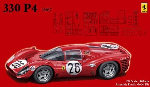 FUJ12575 Fujimi 1/24 Ferrari 330P4 (RS-48) Plastic Model Kit [12575] Fujimi