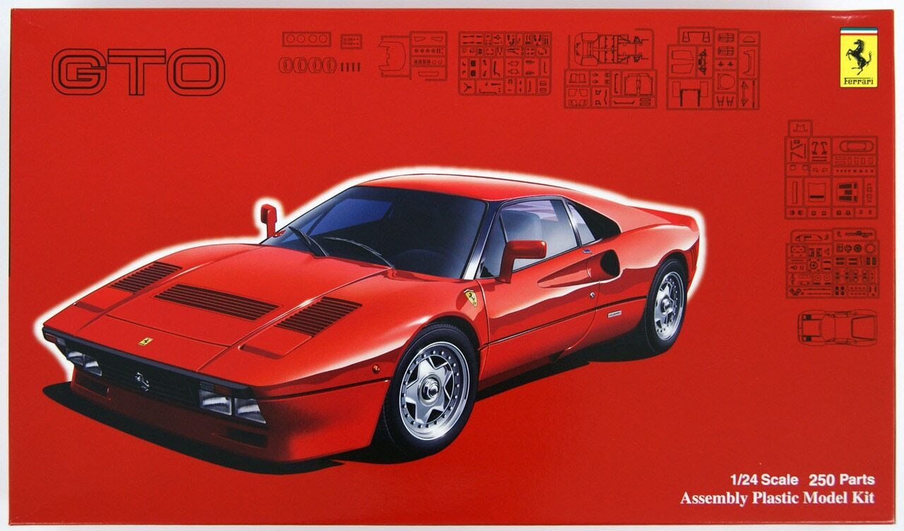 FUJ12627 Fujimi 1/24 Ferrari 288GTO (RS-105) Plastic Model Kit [12627] Fujimi