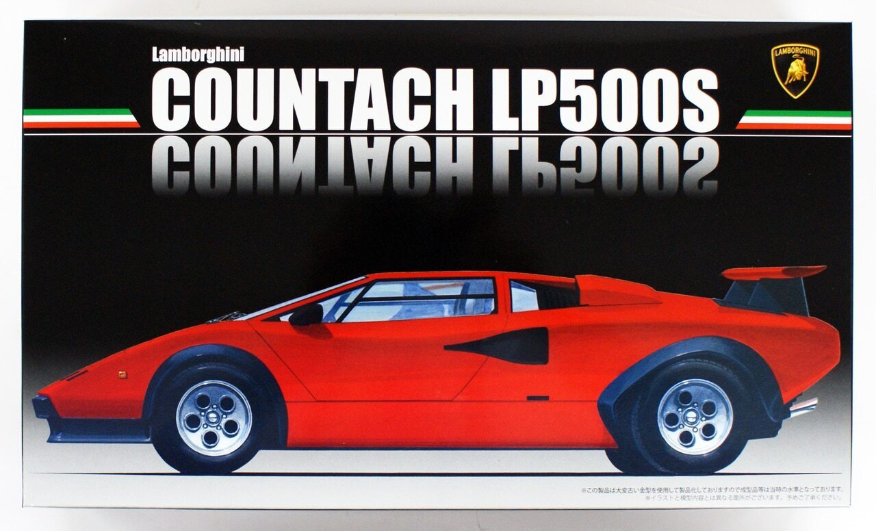 FUJ12656 Fujimi 1/24 Countach LP500S (RS-12) Plastic Model Kit [12656] Fujimi