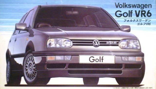 FUJ12693 Fujimi 1/24 Golf VR6 '91 (RS-22) Plastic Model Kit Fujimi