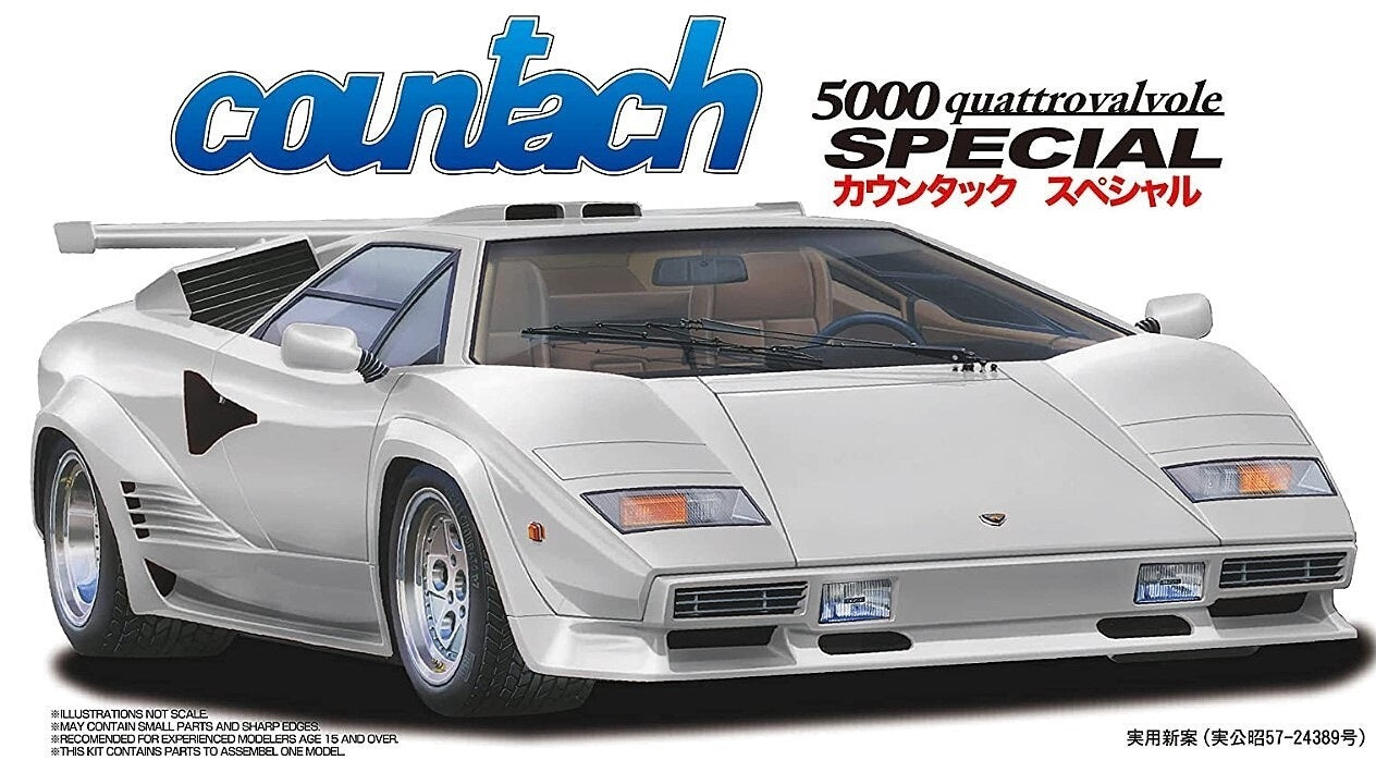 FUJ12694 Fujimi 1/24 Lamborghini Countach 5000 Special (RS-53) Plastic Model Kit Fujimi