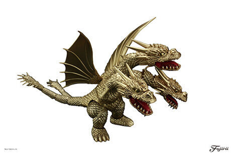 Fujimi Chibimaru King Ghidorah (1991) 70th Anniversary Version [Qstyle G-401] Plastic Model Kit