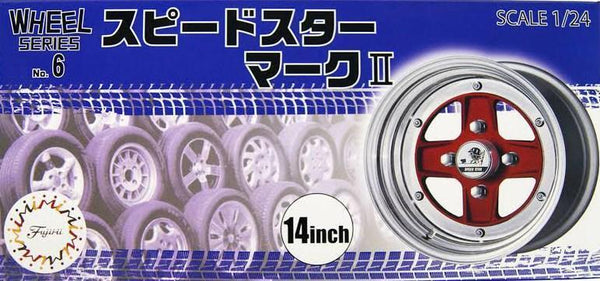 FUJ19347 Fujimi 1/24 SSR Mark II 14inch (Wheel-06) Plastic Model Kit