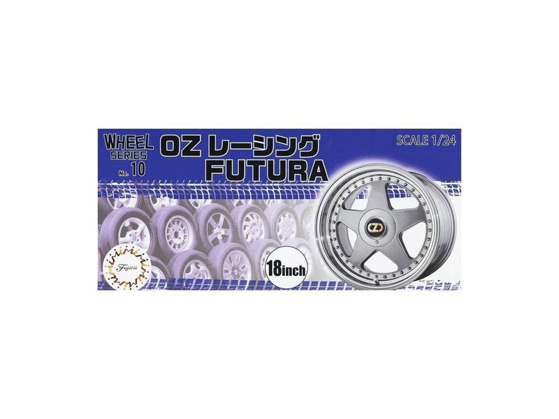 FUJ19351 Fujimi 1/24 OZ Racing Futura 18inch (Wheel-10) Plastic Model Kit