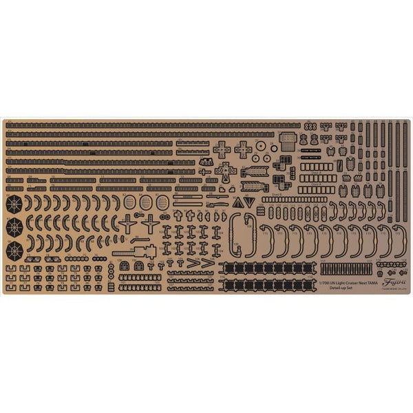 FUJ46084 Fujimi 1/700 Photo-Etched Parts Set for IJN Light Cruiser Tama (NX-18 EX-101) Plastic Model Kit