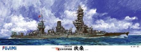 FUJ60014 Fujimi 1/350 IJN Battleship£FUSO DX with Etching Parts (1/350-SP) Plastic Model Kit [60014] Fujimi