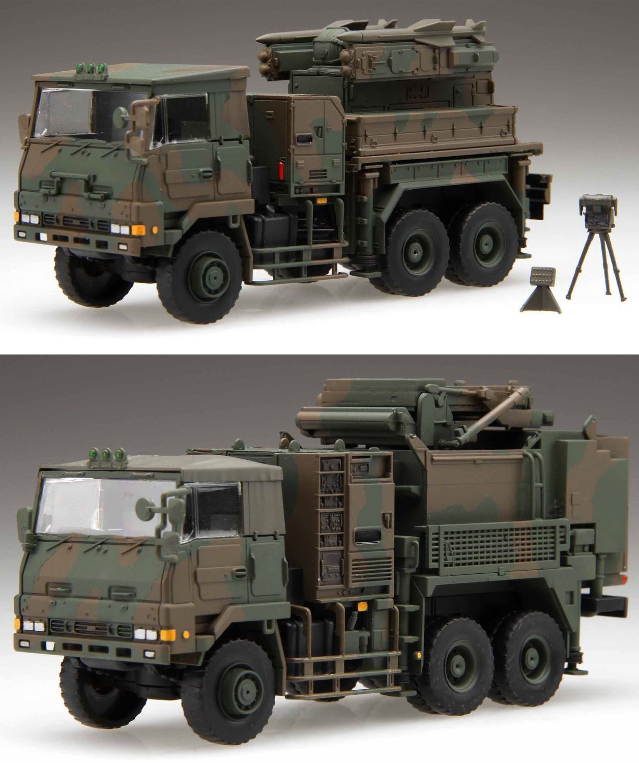 FUJ72332 Fujimi 1/72 JGSDF Type 81 Tank Short Distance Surface-to-air Guided Missile (Set of 3) (Mi-23) Fujimi