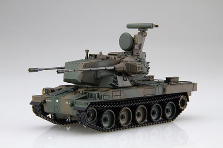 FUJ72349 Fujimi 1/72 JGSDF Type 87 Self-Propelled Anti-Aircraft Gun Special Ver (Mi-9 EX-2) Plastic Model Kit Fujimi