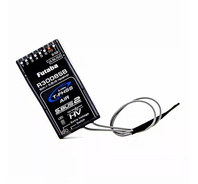 Futaba R3008SB 10-Channel Receiver (T-FHSS/S.Bus) [FUTR3008SB]