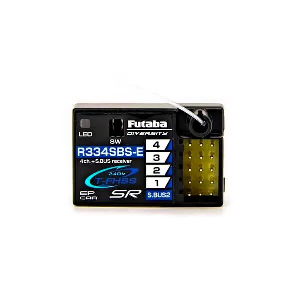 Futaba R334SBS-E 4-Channel Receiver (T-FHSS/S.Bus2) [FUTR334SBSE]