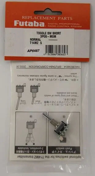 Futaba 18MZ  TOGGLE SW 3TF101G Short 3 position momentary [FUTEBT2287]
