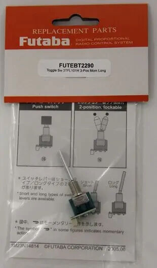 Futaba 18MZ  TOGGLE SW 3TFL101H(Long 3 position toggle/mo [FUTEBT2290]