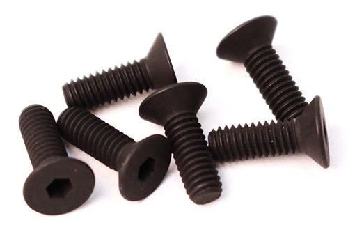 G36112A Flat Head Screws M4x12mm (6pcs) CEN RACING