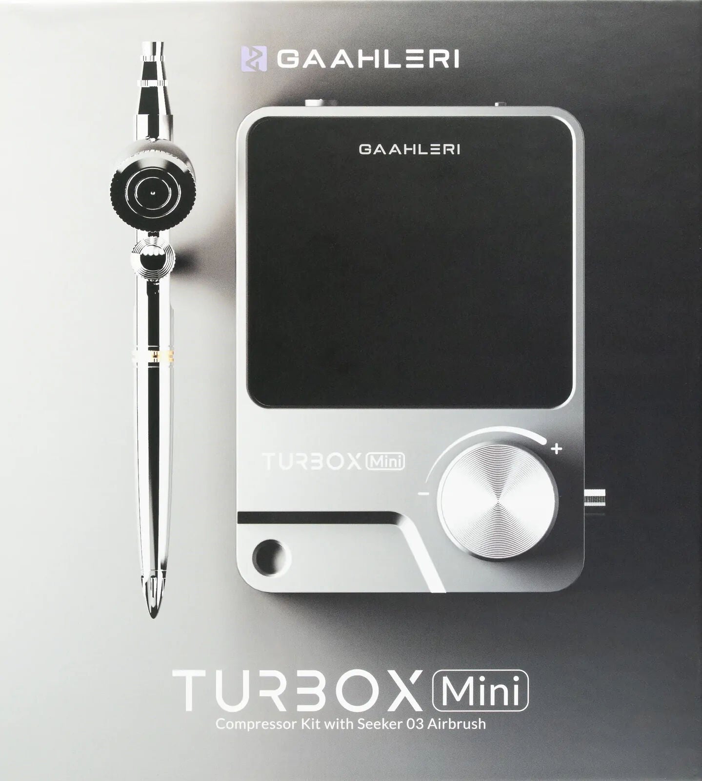 Gaahleri TurboX Mini Air Compressor w/ Seeker 0.3 Airbrush