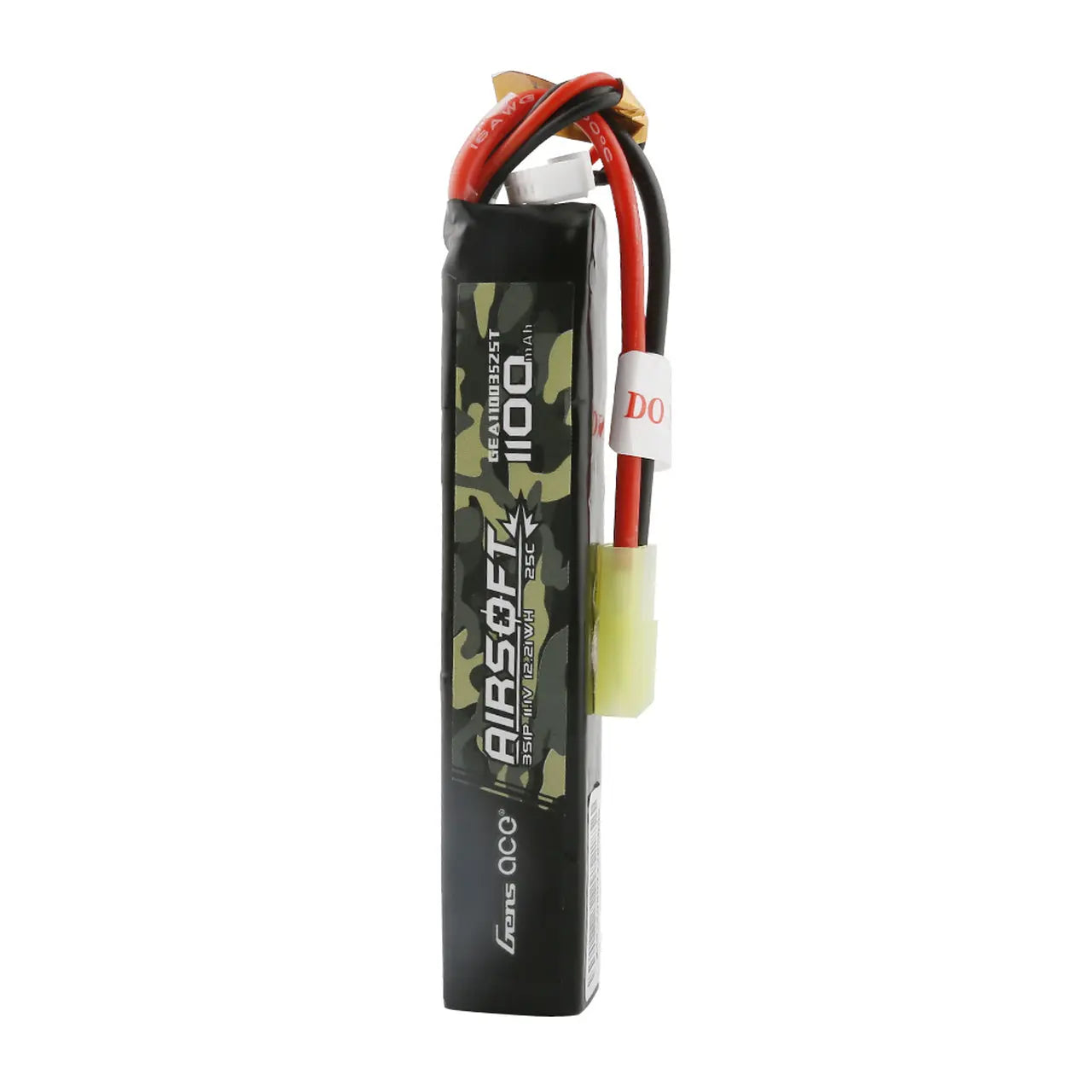 Gens Ace 3S Airsoft 1100mAh 11.1V 25C Soft Case LiPo Battery (Tamiya) Gens Ace