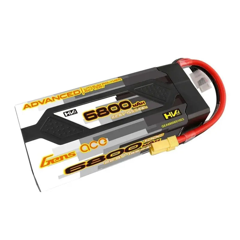Gens Ace 6S Advanced 6800mAh 22.2V 100C Hardcase Lipo Battery (EC5) Gens Ace