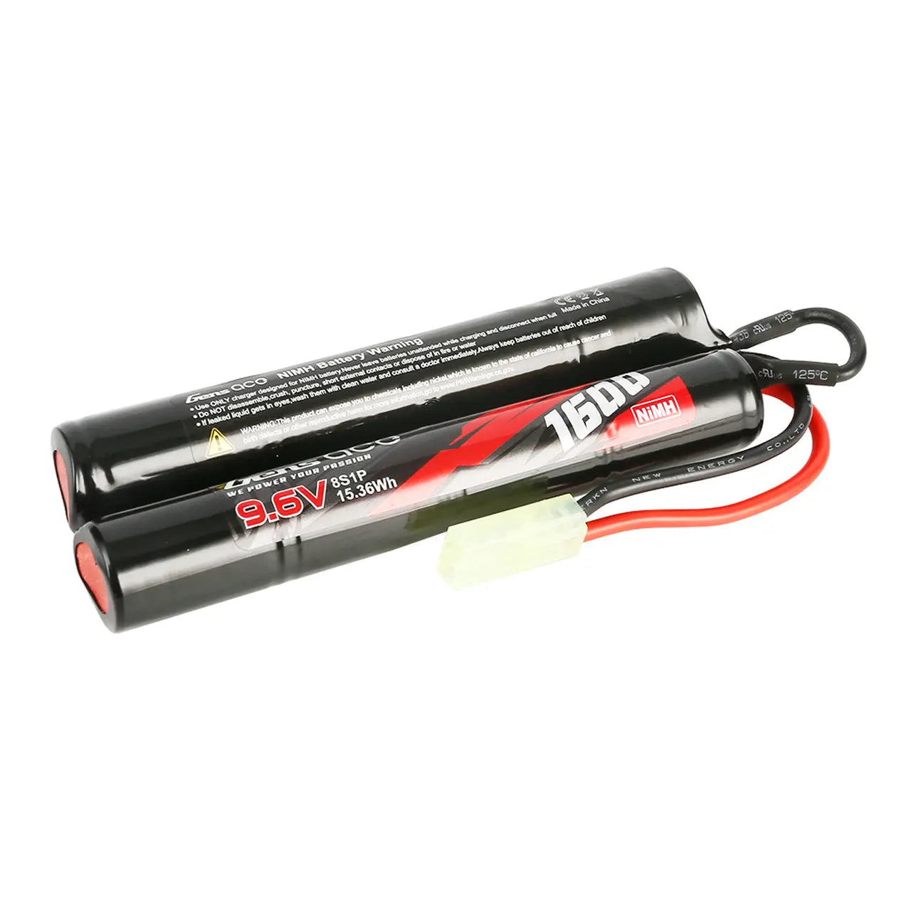 Gens Ace 8S Airsoft 1600mAh 9.6V  Soft Case NiMH Battery (Tamiya) Gens Ace