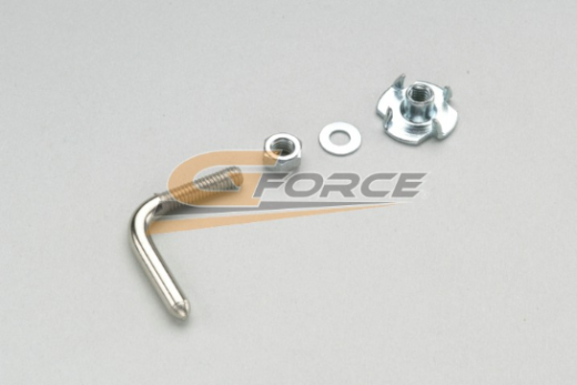 G-Force Tow hook - 2.15x20mm - Galvanized Steel (2)