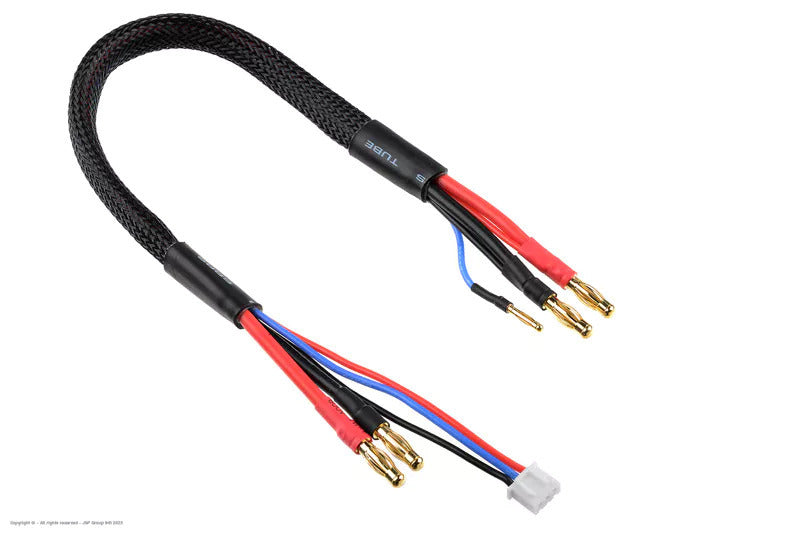 Revtec - Charge/Balance Lead - 4mm Bullit Connector 2S GF-1202-125 Revtec